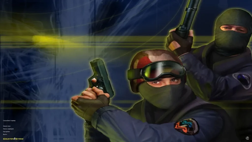 Counter-Strike 1.6 Original — головне меню гри